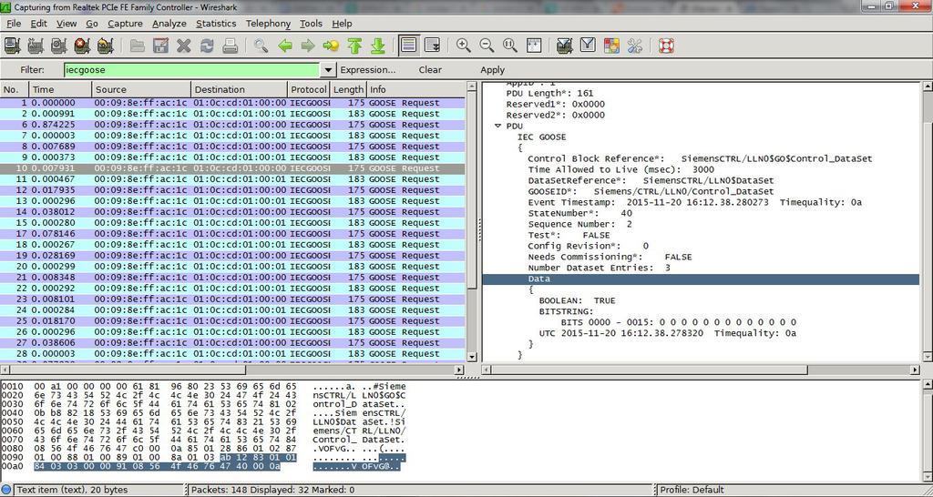 Fig. 3. Transmitting data attributes.